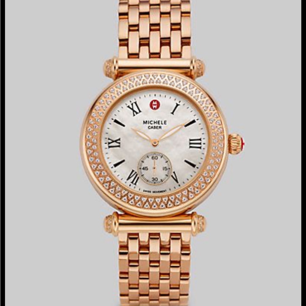 Michele Caber Watch - Rose Gold